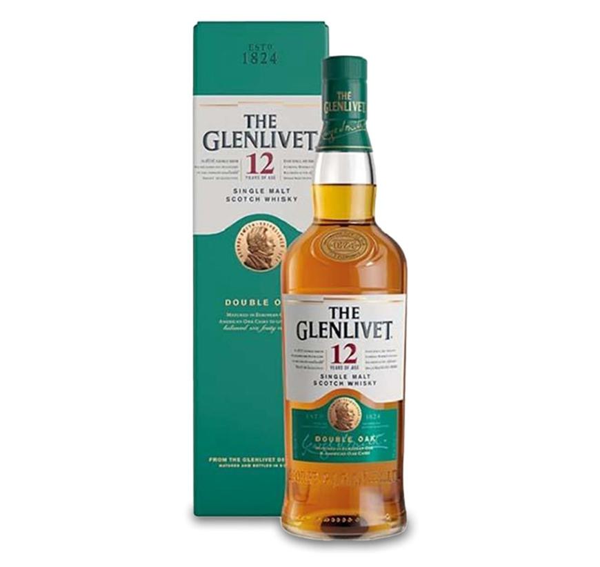 The Glenlivet 12 Year Old Single Malt Scotch Whisky 1Ltr