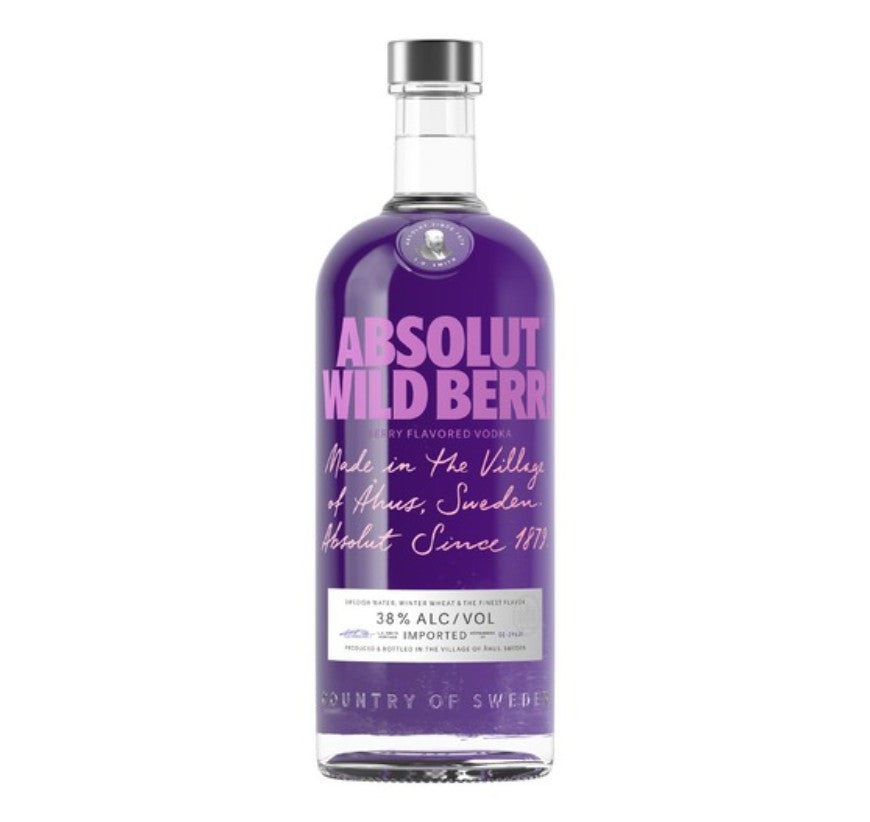 Absolut Wild Berri Vodka 700ml