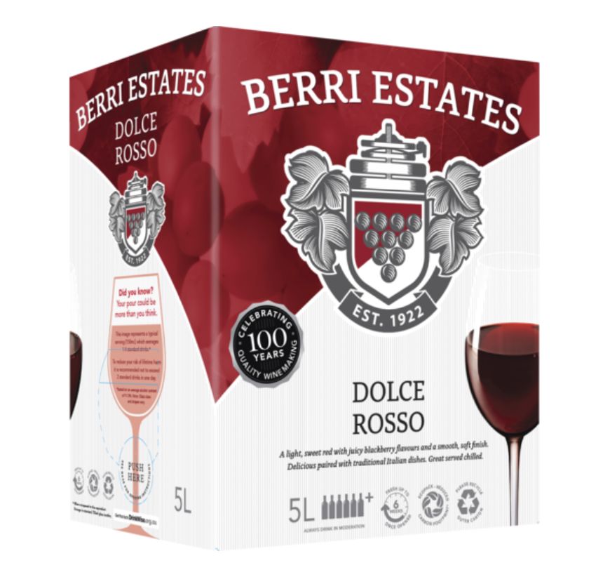 Berri Estate Dolce Lambrusco Rosso 5Ltr