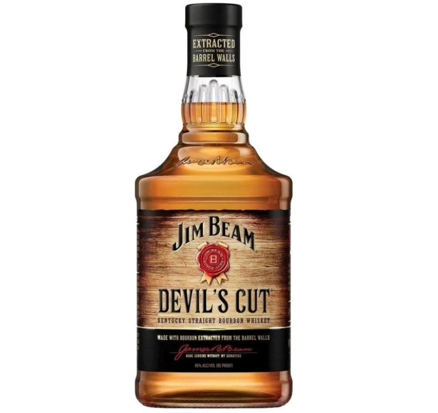 Jim Beam Devil Cut Kentucky Straight Bourbon Whiskey 1ltr