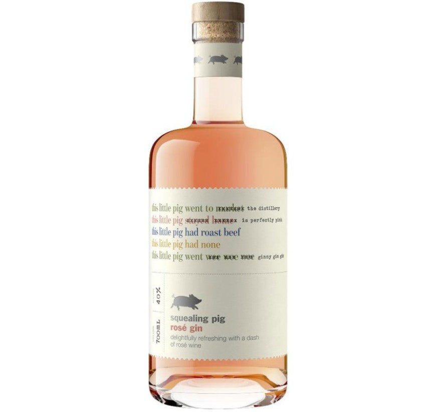 Squealing Pig Rose Gin 750ml