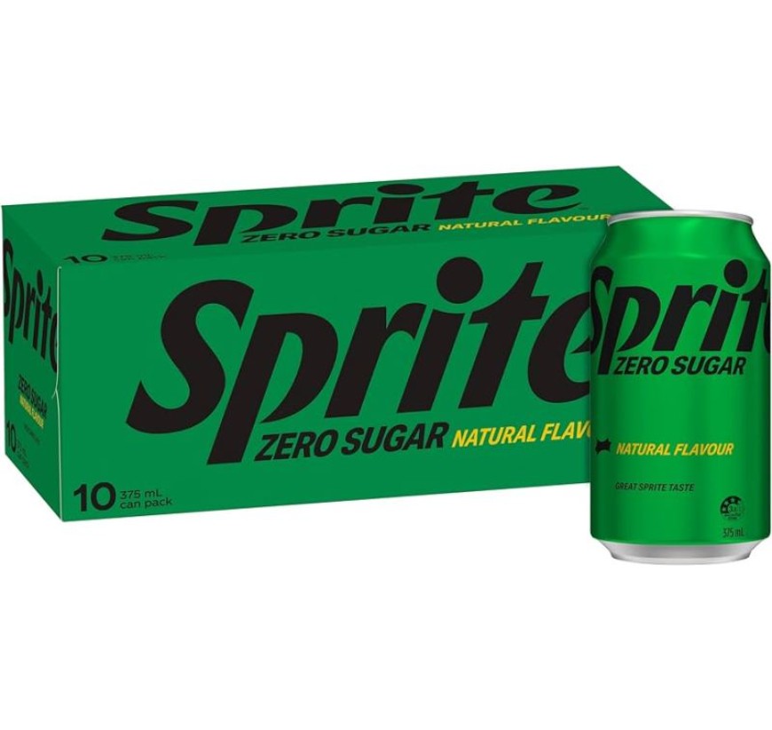 Sprite Zero Soda CAN PNG 20 x 375ml