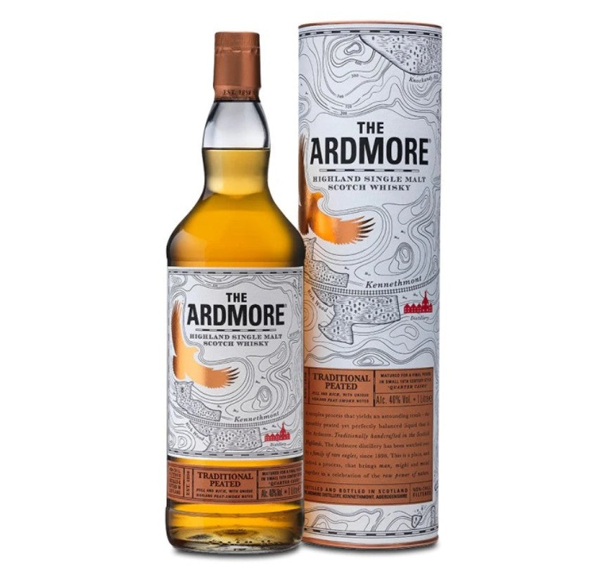 The Ardmore Traditional Peated Single Malt Scotch Whisky 1Ltr