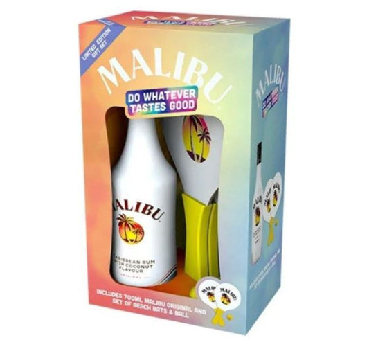 Malibu Original Beach Bats & Ball Set Rum   700ml