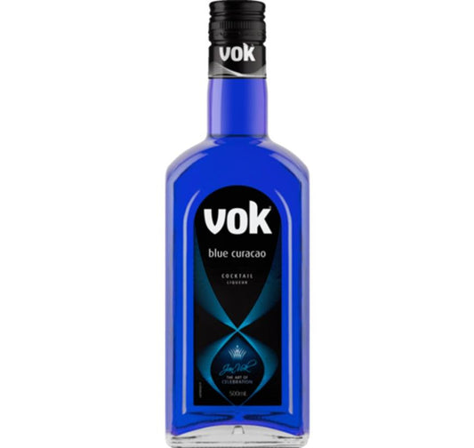 Vok Blue Curacao Liqueur 500ml