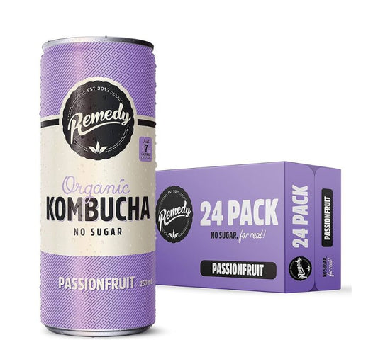 Kombucha Organic Passionfruit Can 250ml