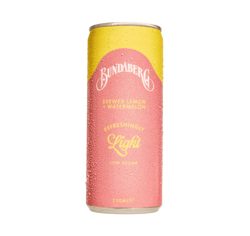 Bundaberg Soft Drink Lemon & Watermelon Can 250ml