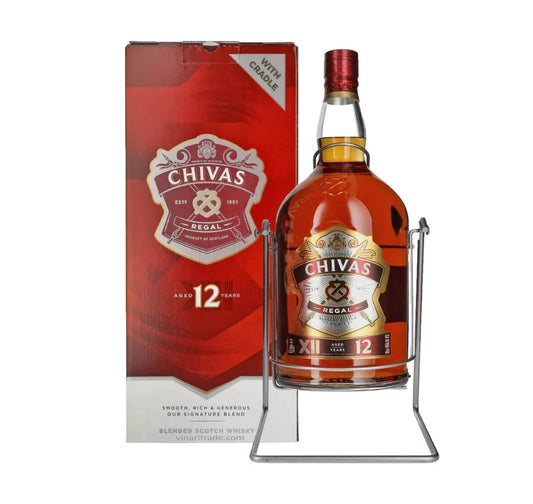 Chivas Regal Scotch Whiskey 12YO Blended Cradle 4.5L
