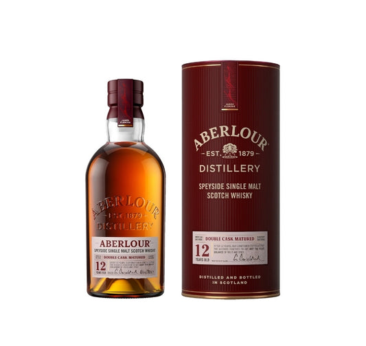 Aberlour 12YO Single Malt Double Cask Scotch Whiskey 700ml