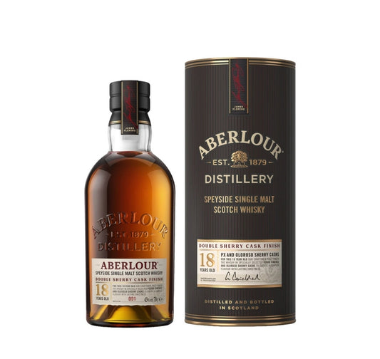 Aberlour 18YO Single Malt Sherry Cask Scotch Whiskey 700ml
