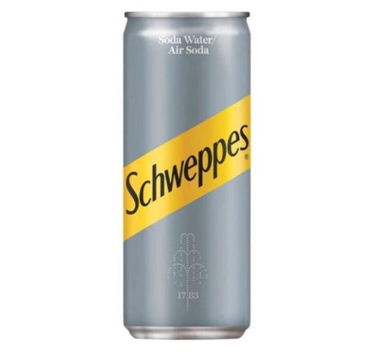 Schweppes Soda Water CAN 24x330ml