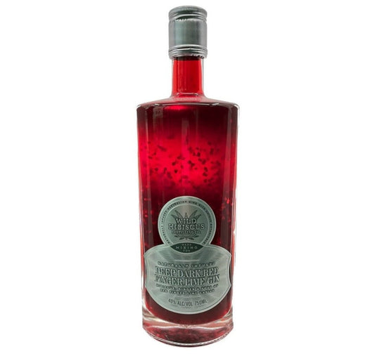 Wild Hibiscus Deep Dark Red Finger Lime Gin 750ml