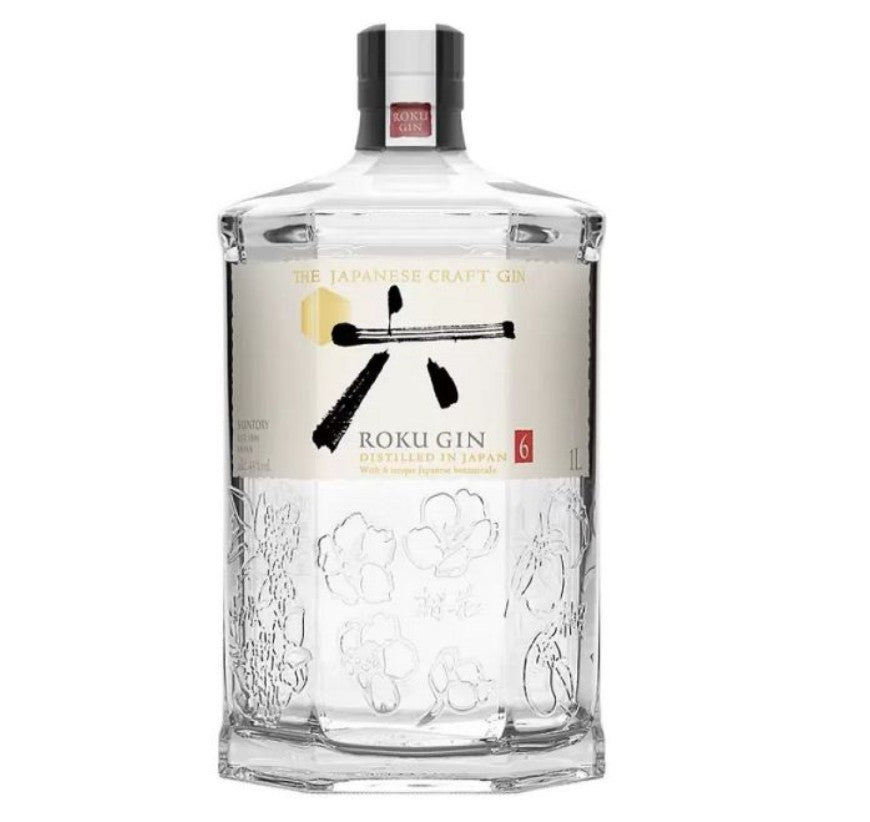 Suntory Roku Japanese Crafted Gin 1Ltr